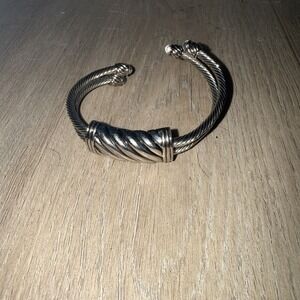 Vintage Brighton Cuff Bracelet‎ Silver Tone